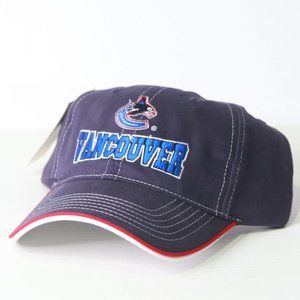 Vintage Vancouver Canucks CCM Ballcap Adult Velcro Back NHL Hockey